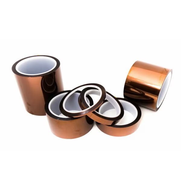 High-Temp. Polyimide Tape, 0.5 Mil Film + 0.5 Mil Adhesive, 5/8 In. Wide x 36 Yards Long, Amber, Bertech, Mfr#: PPT0.5-5/8